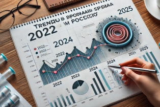 Тренды продаж спирали Мирены в России с 2022 по 2024 год: прогноз на 2025 год